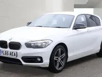 Used BMW 118 Sport Line 150 HP (110 kW) 2016 White Hatchback