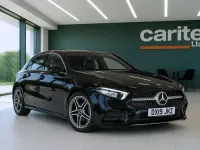 Used Mercedes A200 AMG line 150 HP (110 kW) 2019 Black Hatchback