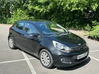 Used Kia Rio 75 HP (55 kW) 2014 Black Hatchback