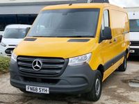 Used Mercedes Sprinter 2018 Yellow Van