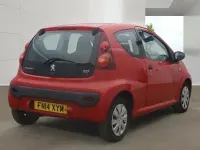 Used Peugeot 107 Access 68 HP (50 kW) 2014 Red Hatchback