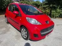 Used Peugeot 107 68 HP (50 kW) 2010 Red Hatchback