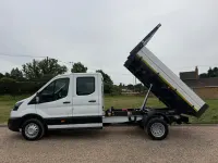 Used Ford Transit S 130 HP (95 kW) 2021 White Cabriolet
