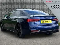 Used Audi A5 Black Edition 150 HP (110 kW) 2023 Blue Coupe