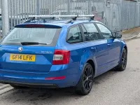 Used Skoda Octavia Elegance 110 HP (80 kW) 2014 Blue Estate