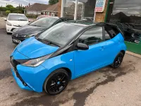 Used Toyota Aygo X-cite 69 HP (50 kW) 2015 Blue Hatchback