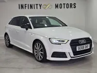 Used Audi A3 Sportback Black Edition 2019 White Hatchback