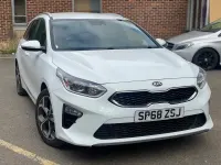 Used Kia Ceed Sportswagon 114 HP (83 kW) 2018 White Estate