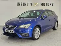 Usado Seat Leon XCELLENCE 2017 Azul Familiar