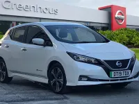 Used Nissan Leaf Tekna 110 kW (150 HP) 2019 White Hatchback
