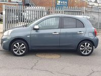 Begagnad Nissan Micra N-TEC 80 HK (58 kW) 2016 Grå Halvkombi