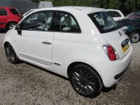 Used Fiat 500 Lounge 69 HP (50 kW) 2015 White Hatchback