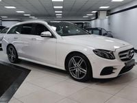 Used Mercedes E220 AMG line 2018 White Estate
