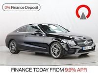 Used Mercedes C200 AMG line 198 HP (145 kW) 2020 Black Coupe
