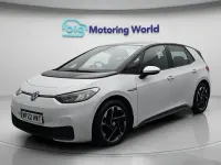 Used VW ID.3 Pro Performance 150 kW (204 HP) 2021 White Hatchback