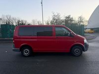 Used VW T5 84 HP (61 kW) 2006 Red Van