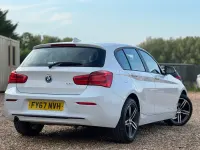 Used BMW 118 Sport Line 2017 White Hatchback