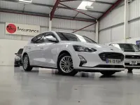 Begagnad Ford Focus Titanium 2020 Vit Halvkombi
