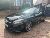Used Mercedes A180 AMG line 2017 Black Hatchback