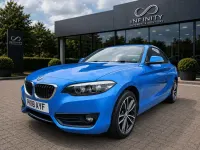 Used BMW 218 Sport Line 2018 Blue Coupe