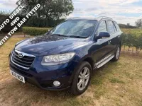 Used Hyundai Santa Fe Premium 197 HP (144 kW) 2010 Blue SUV