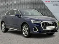 Used Audi Q3 S-Line 150 HP (110 kW) 2022 Blue SUV