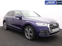 Used Audi Q5 S-Line 190 HP (139 kW) 2019 Blue SUV