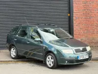 Used Skoda Fabia Elegance 75 HP (55 kW) 2006 Green Estate