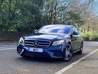 Used Mercedes E220 AMG line 2018 Blue Sedan