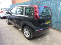 Used Nissan Note Acenta 110 HP (80 kW) 2009 Black Hatchback