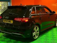 Used Audi A3 Sportback S-Line 190 HP (139 kW) 2018 Black Hatchback