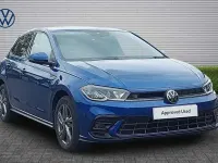 Used VW Polo R-line 95 HP (69 kW) 2022 Blue Hatchback