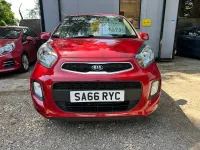 Used Kia Picanto Air 65 HP (47 kW) 2016 Red Hatchback