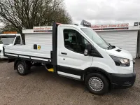 Used Ford Transit 130 HP (95 kW) 2022 White Cabriolet