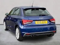 Used Audi A1 Sportback S-Line 125 HP (91 kW) 2018 Blue Hatchback