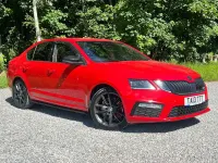 Used Skoda Octavia vRS 245 HP (180 kW) 2018 Red Hatchback