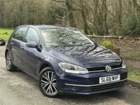 Second-hand VW Golf VII SE 150 CP (110 kW) 2018 Albastru Hatchback