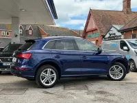 Used Audi Q5 S-Line 252 HP (185 kW) 2017 Blue SUV