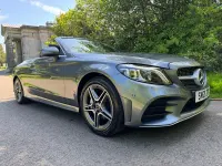 Used Mercedes C200 AMG line 2021 Grey Cabriolet