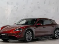 Usado Porsche Taycan 350 kW (476 HP) 2021 Vermelho Carrinha