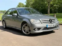 Used Mercedes C220 2009 Silver Sedan