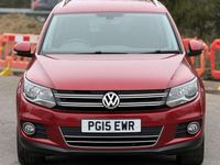 Used VW Tiguan Match 150 HP (110 kW) 2015 Red SUV