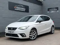Begagnad Seat Ibiza FR 115 HK (84 kW) 2019 Vit Halvkombi