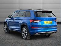 Used Skoda Kodiaq SportLine 148 HP (108 kW) 2022 Race blue metallic SUV
