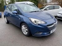Used Vauxhall Corsa Design Edition 75 HP (55 kW) 2017 Blue Hatchback
