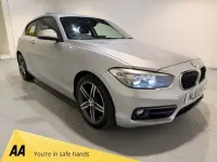 Used BMW 118 Sport Line 136 HP (100 kW) 2018 Silver Hatchback