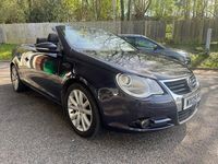 Used VW Eos SE 140 HP (102 kW) 2009 Blue Cabriolet