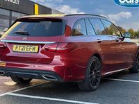Used Mercedes C200 AMG line 184 HP (135 kW) 2020 Red Estate
