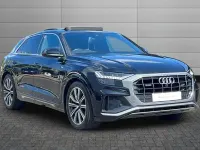 Used Audi Q8 S-Line 282 HP (207 kW) 2021 Mythos black SUV