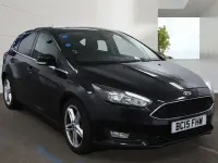 Used Ford Focus Zetec 125 HP (91 kW) 2015 Black Hatchback